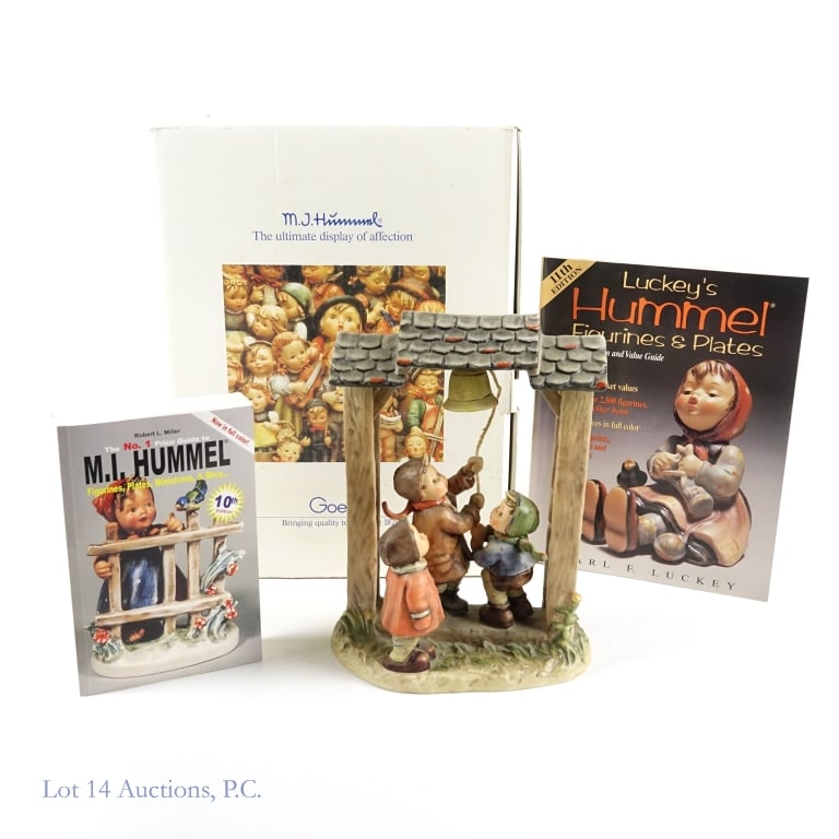 1990 Goebel Hummel Let's Tell The World LOCAL ONLY: ***LOCAL PICK-UP ONLY or third party shipping ONLY. Vintage 1990 Goebel Hummel figurine. Figurine is approximately 12" tall and 7" wide and weighs approximately 3 Ib. No visible cracks or chips. Origi