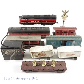 O-Scale Marx Rock Island Engine & Cars (7)