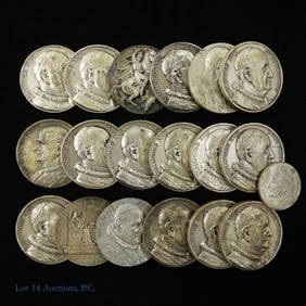 Silver-Plated Catholic & Historic Medals -19