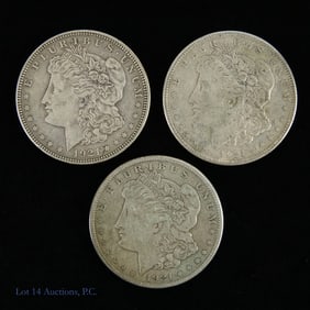 1921 P & S Silver Morgan Dollars (2)