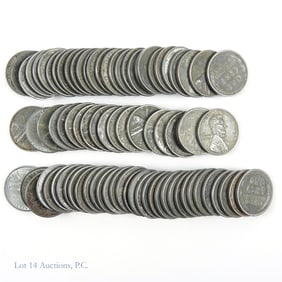 1943 Steel Lincoln Wheat Cents (83)
