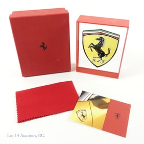 Original Ferrari GT Car Scudetto Plate