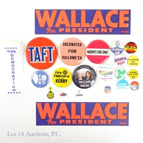 Various USA Political Items (20+)