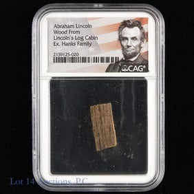 Abraham Lincoln Log Cabin Wood, CAG