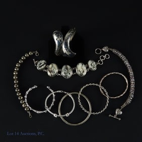 Bracelets, Some Sterling (9)