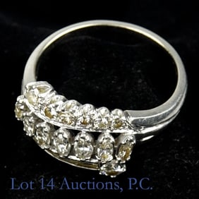 Platinum and Diamond Ring, 1.25+ct. t.w. Size 9.75