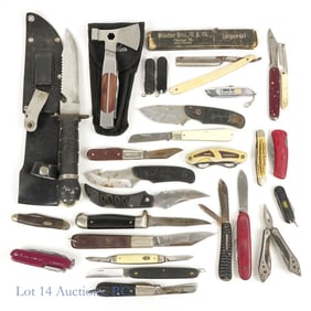 Assorted Knives and Blades (+25)