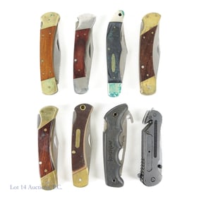 Large Folding Pocket Knives (8)