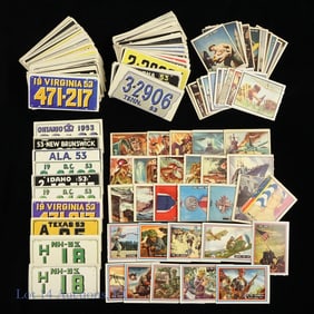 1950s Freedoms War, Marines License Plate Cards