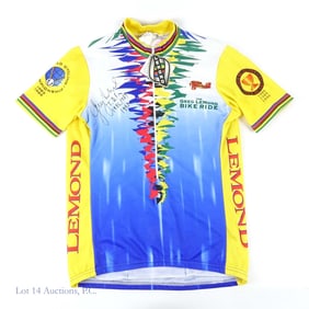 Greg LeMond Signed & Inscribed Cycling Jersey JSA