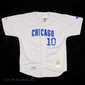 Ron Santo Signed 1969 Cubs Replica Jersey