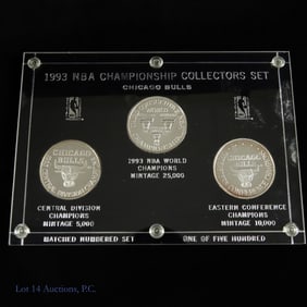 1993 Silver Chicago Bulls NBA Champ. Rounds -3