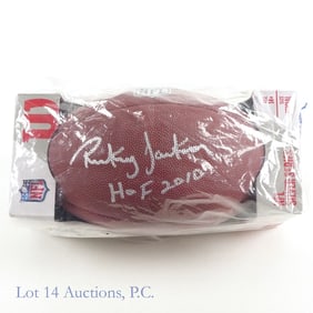 Rickey Jackson "HOF 2010" Signed Football W/COA