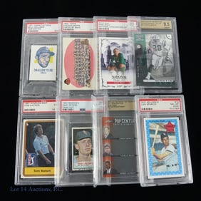 8 Graded Assorted Sports Cards