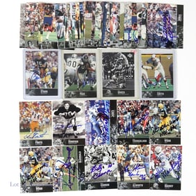 1997 UD Football HoF Cards (57 - Many Signed)