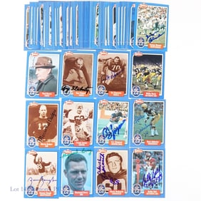 1988 Swell Football Hall of Fame Cards Many Signed