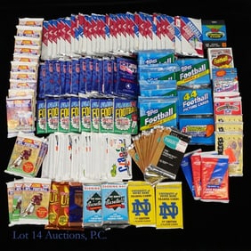 Sealed Packs Baseball, Football Cards (+100)