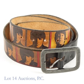 Vihuela Brand Beatles Leather Belt, 44"