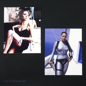 Autographed Angelina Jolie Photographs (2)
