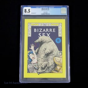 Comic Book, Bizarre Sex #2, 2nd Printing CGC 8.5
