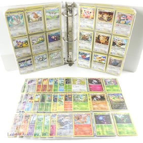 Pokemon Cards in Binder (+120 Holos, +1000 Total)