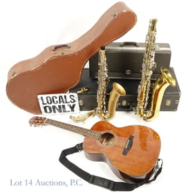 King, Selmar Saxophones, Fender Acoustic Guitar
