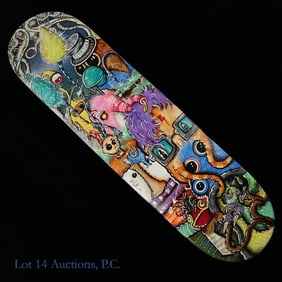 Nick Ringelstetter Atomic 7 Skateboard Painting