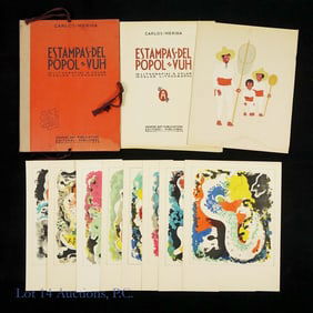 Carlos Merida Estampas del Popol-Vuh Lithos