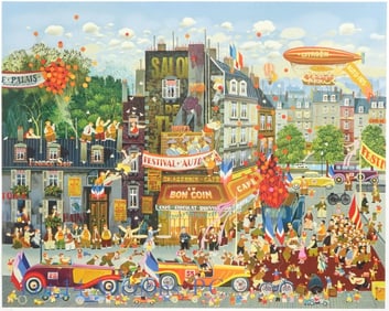 Hiro Yamagata Festival d' Auto Print - LOCAL OR THIRD PARTY SHIPPING ONLY