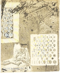 Salvador Dali, Reverie of Don Quichotte, Litho