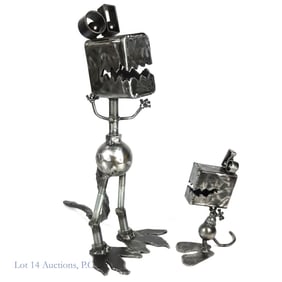 Rob Nehring Upcycled Metal "Terror" Sculptures (2)
