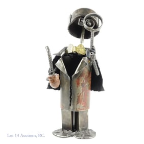 Rob Nehring Rusty Noodle Sculpture "Sherlock"