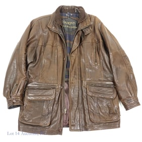 Leaf's Fur / Leather Coat, Saxony Leather Jacket