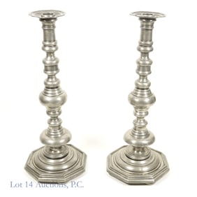 Les Etain De Paris Candle Stands John Hughes (2)