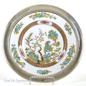 Shreve & Co. Sterling Silver Rimmed Plate