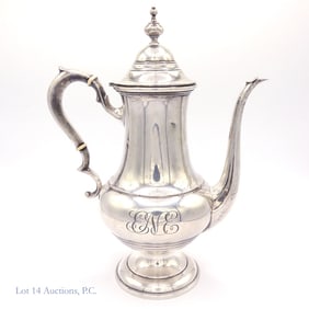 Sterling Silver Black Star & Gorham Teapot