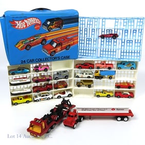 '75 Hot Wheels Case, Tri-Baby Redline, Cars (+20)
