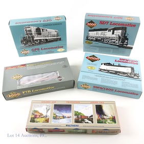 HO Scale Train Locomotives Life-Like, Walthers (5)