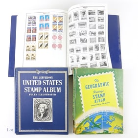 USA & World Postage Stamp Albums (300+)
