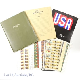 USA Postage Stamps Mint Condition (+35 sheets)