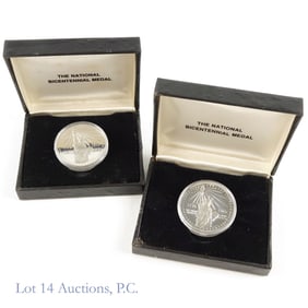 1976 USA Silver Bicentennial Medal in OGP (2)