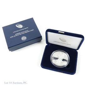 2014-W American Silver Eagle Proof $1 in OGP