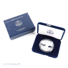 2010-W American Silver Eagle Proof $1 in OGP