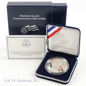 2009-P USA Silver Proof Lincoln Com Dollar in OGP