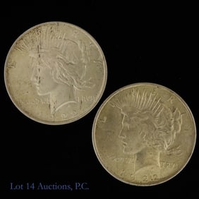1922 (P) USA Silver Peace Dollars -2