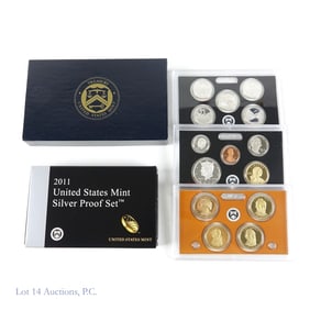 2011-S US Mint 90%-Silver 14-Coin Proof Set in OGP