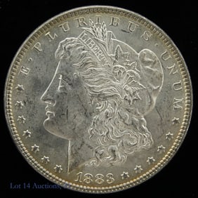 1883 (P) USA Silver Morgan Dollar (CH BU)