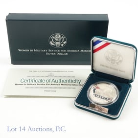1994-P USA Silver Prf Women In Military $1 OGP