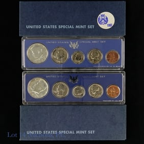 1966 & 1967 USA Silver Special Mint Sets (2)