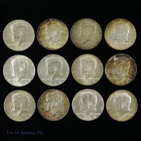 1965 - 1969 USA 40%-Silver Kennedy 50c (12)